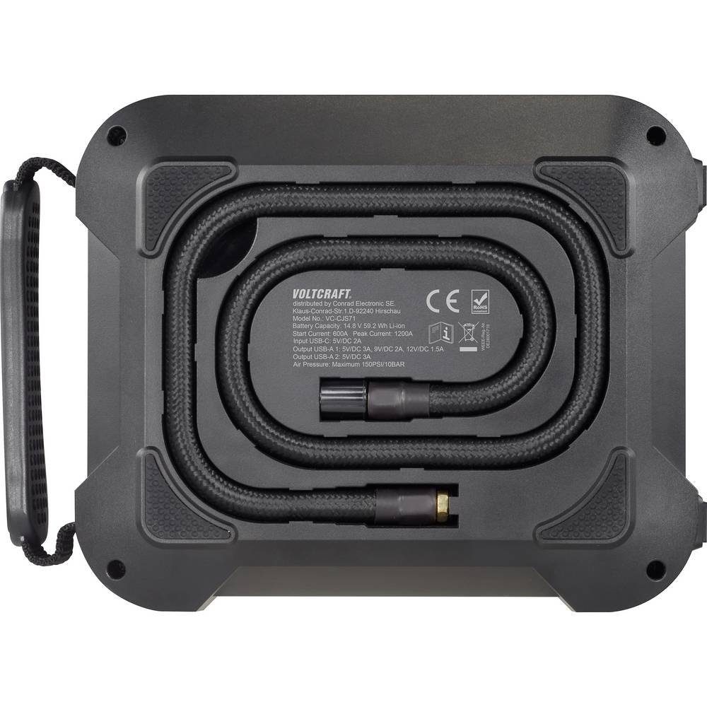 VOLTCRAFT 4 in 1 Jump-Starter-Starthilfegerät mit Energiestation