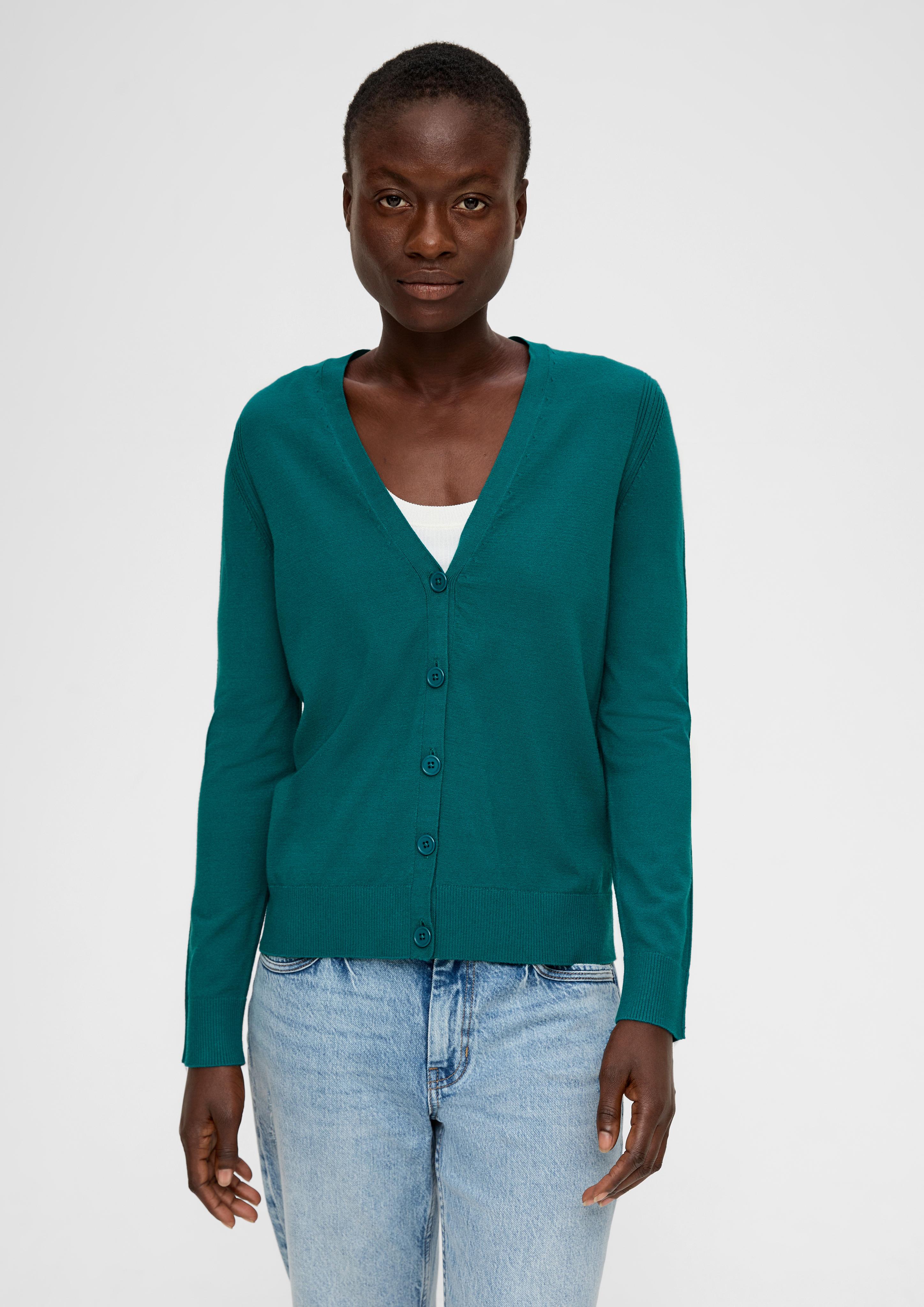 Strickjacke aus Viskosemix  2134355-6694