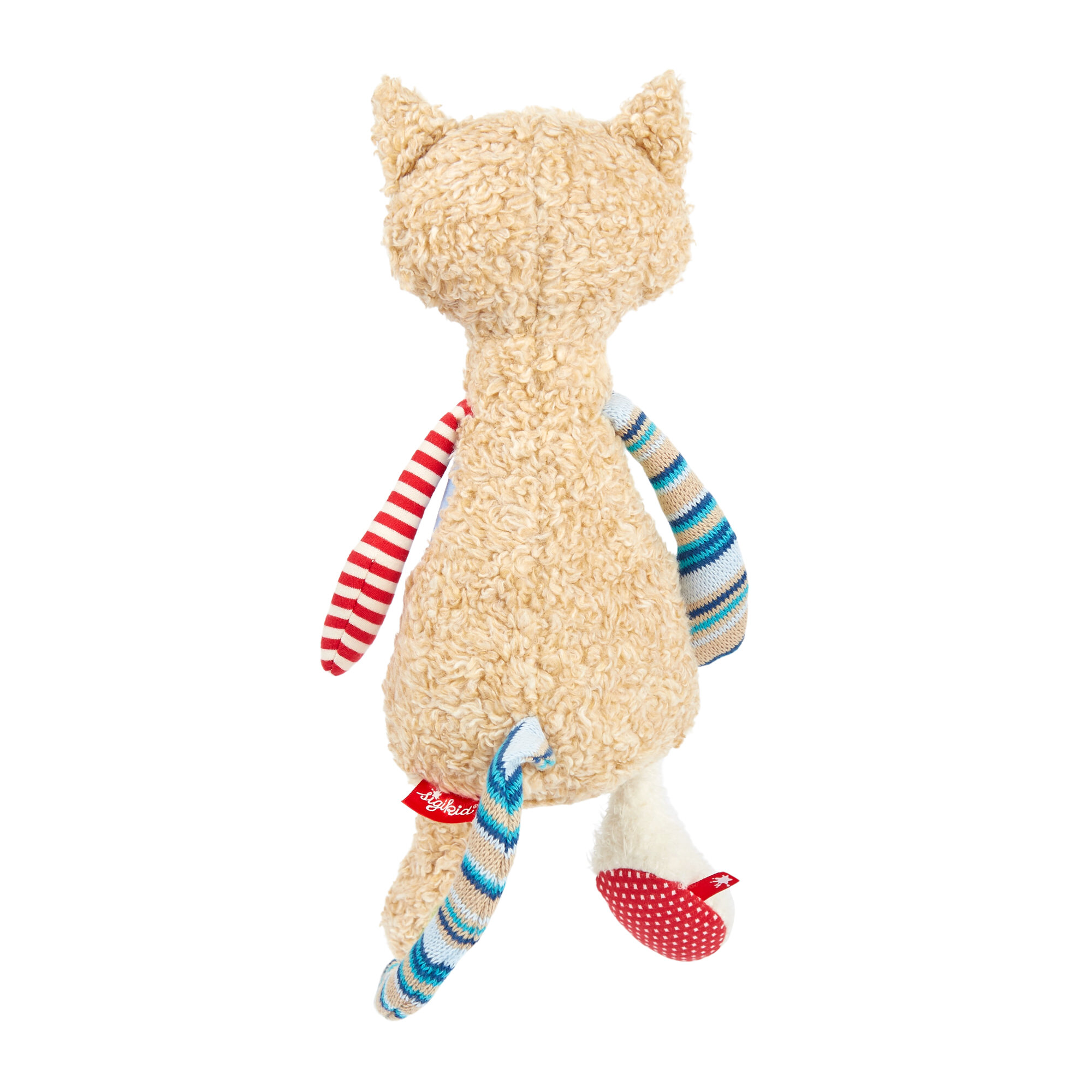 Kuscheltier Katze im Patchworkstyle