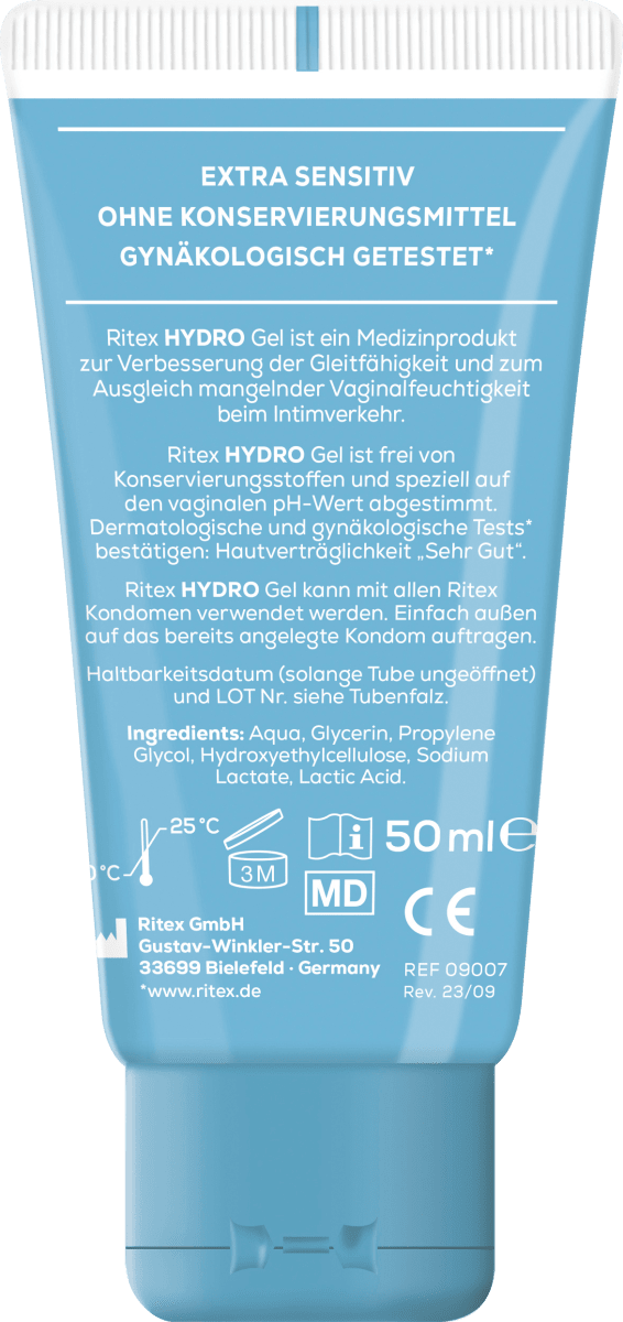 Hydro Sensitiv Gleitgel, 50 ml