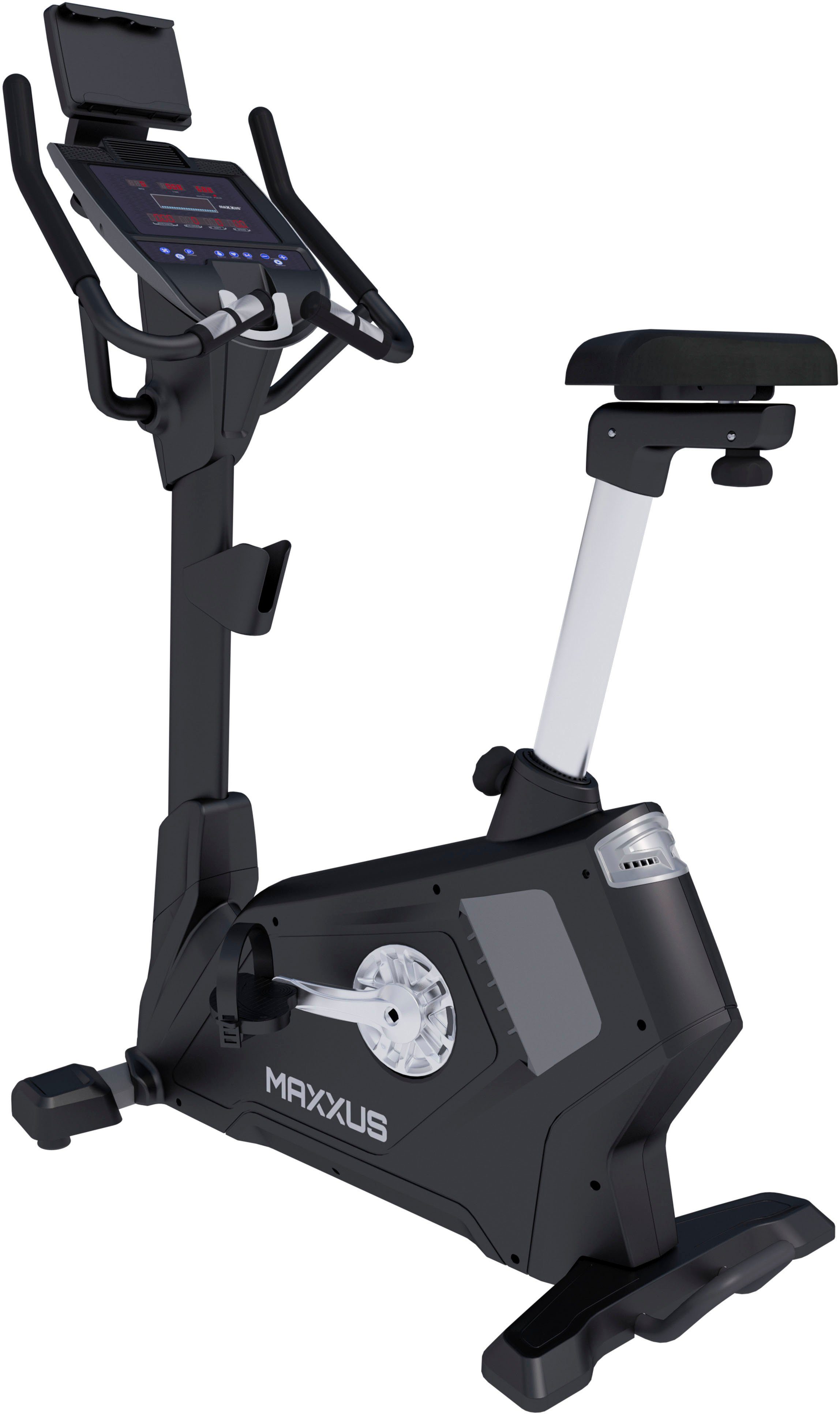 MAXXUS Ergometer Heimtrainer mit Tablethalter LED