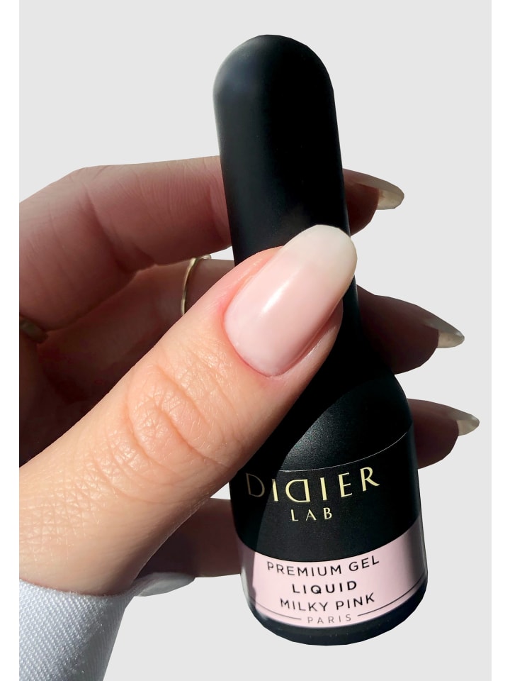 Didier Lab Nagellack SET Premium Gel Liquid Milky Pink in milky pink günstig kaufen 10ml