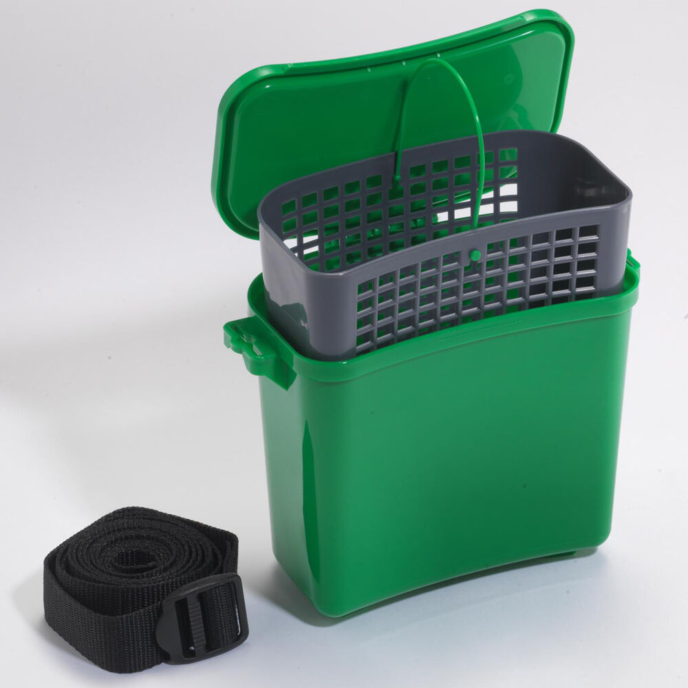 Seau vivier à vairons truite plastilys 1,5l con sangle