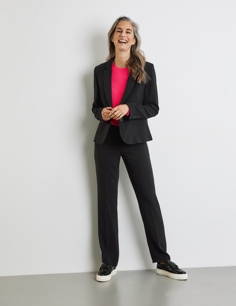 Klassischer Blazer mit Reverskragen