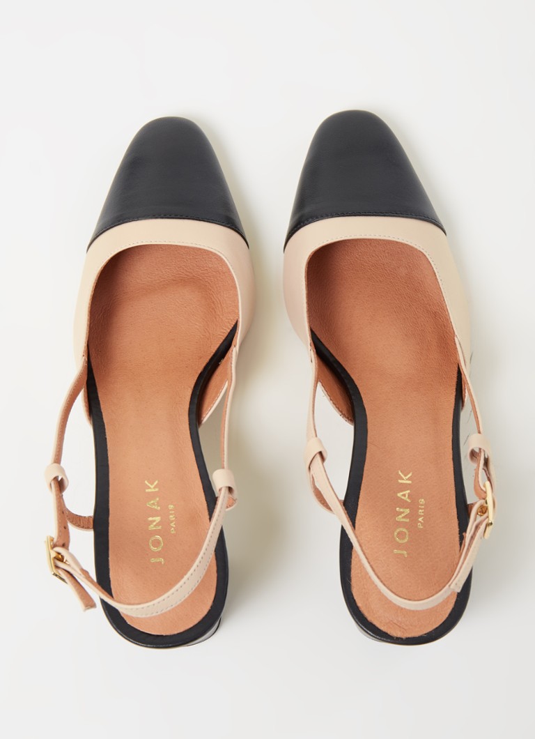 Jonak Dhapop -nahkainen slingback-saapas