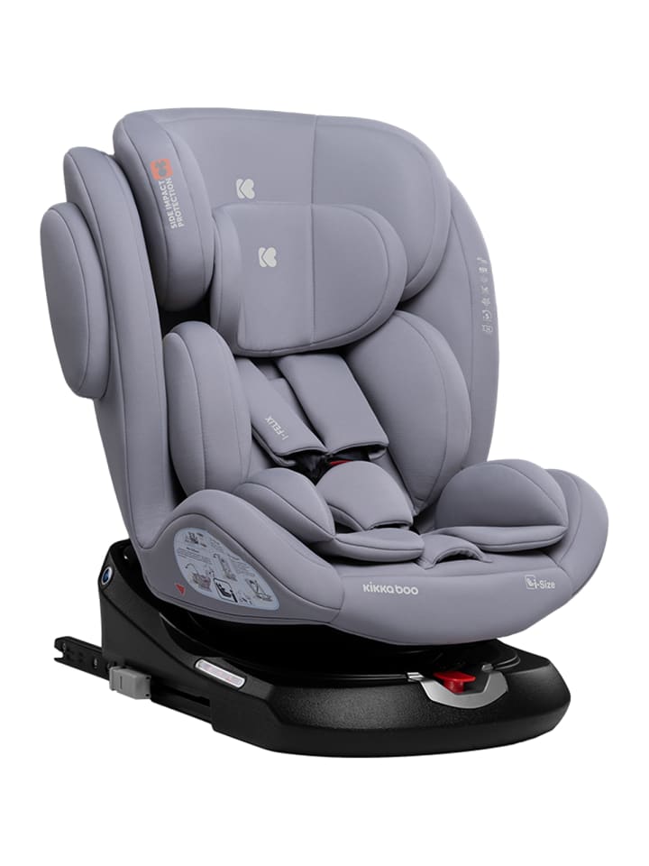 Kikkaboo Kindersitz i-Felix i-Size in grau günstig kaufen onesize