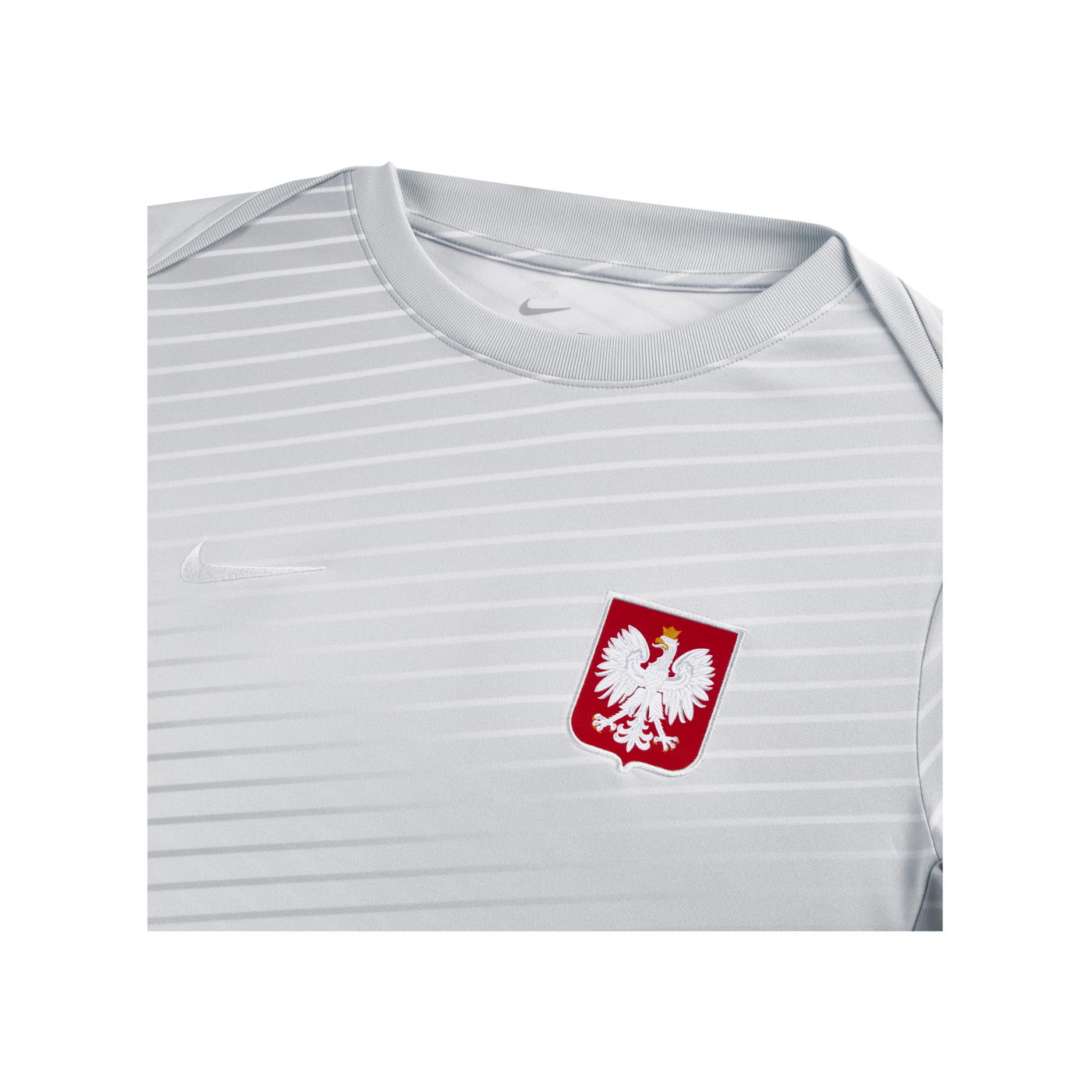 Nike Polen Academy Pro T-Shirt Grau Weiss F012