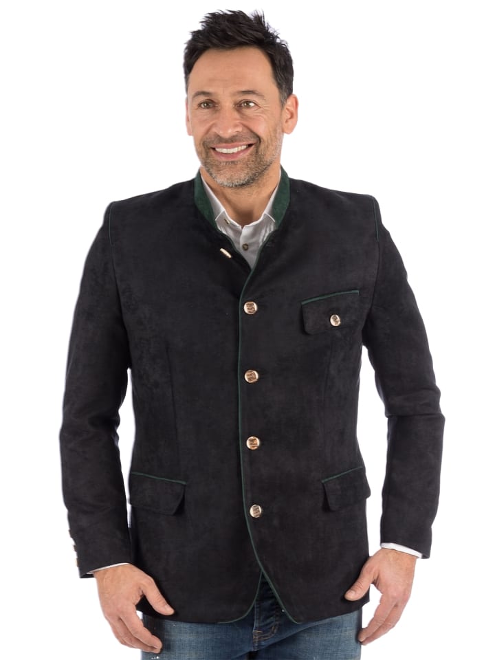 OS-Trachten Jacke 122000-2697 in anthrazit günstig kaufen