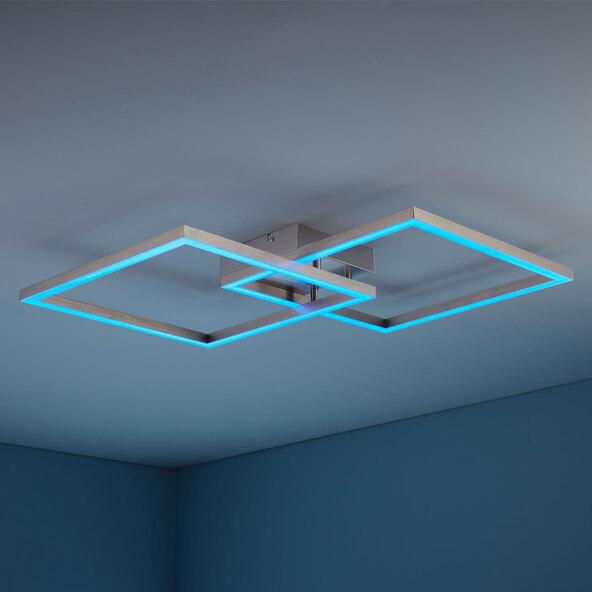 LED-Deckenleuchte LOLAsmart MAXI, 63 x 63 cm