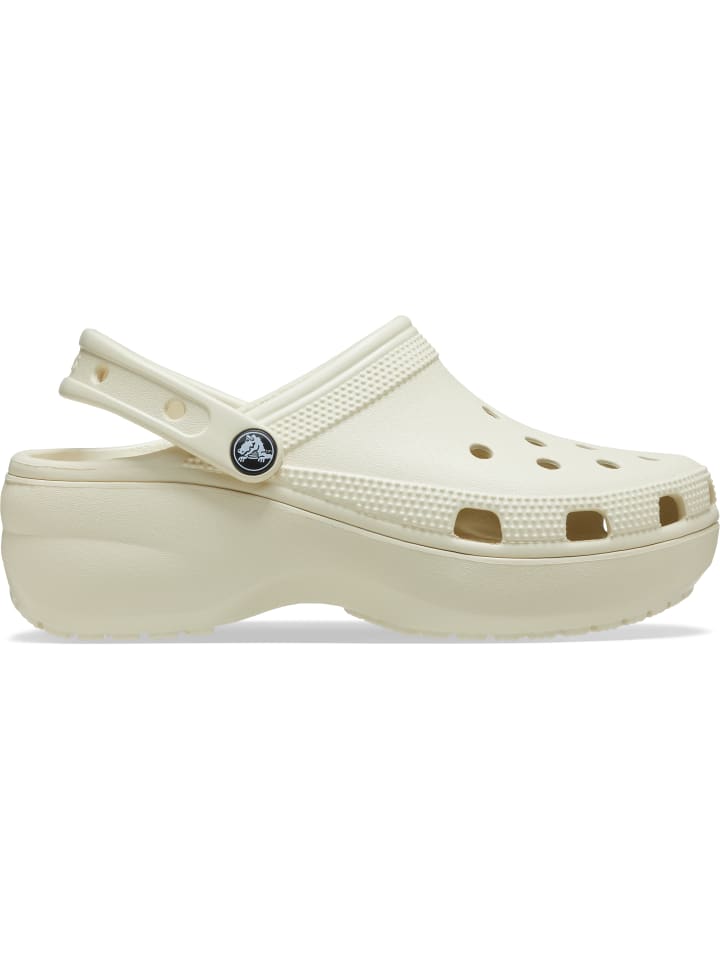 Crocs Clogs Classic Platform in beige günstig kaufen
