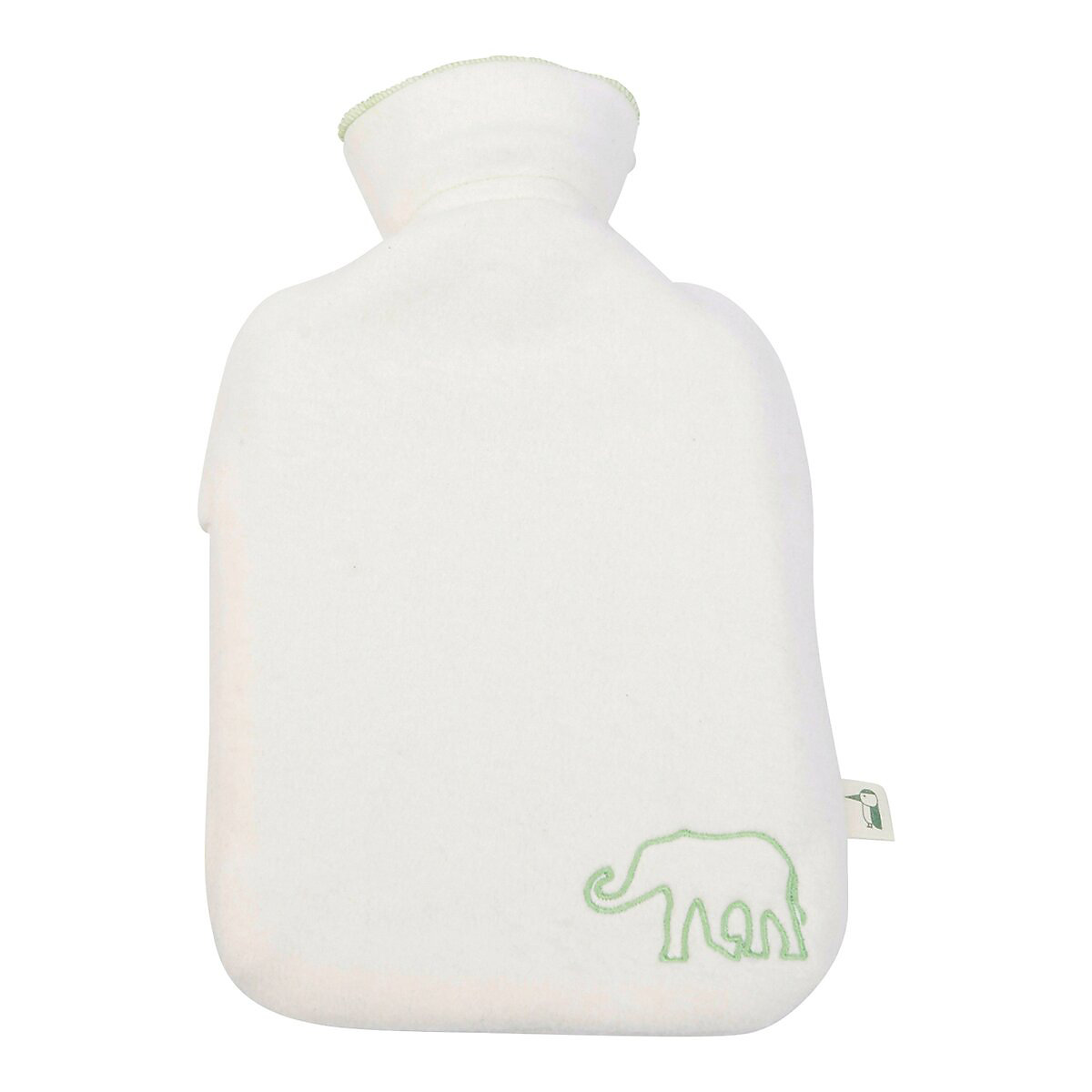 Wärmflasche aus Naturkautschuk mit Bio-Bezug