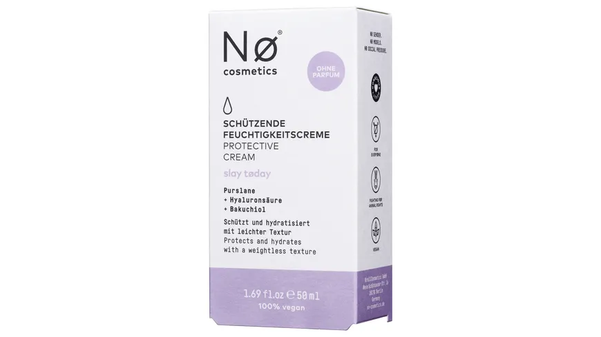 Nø Cosmetics slay tøday Schützende Feuchtigkeitscreme 50 ml