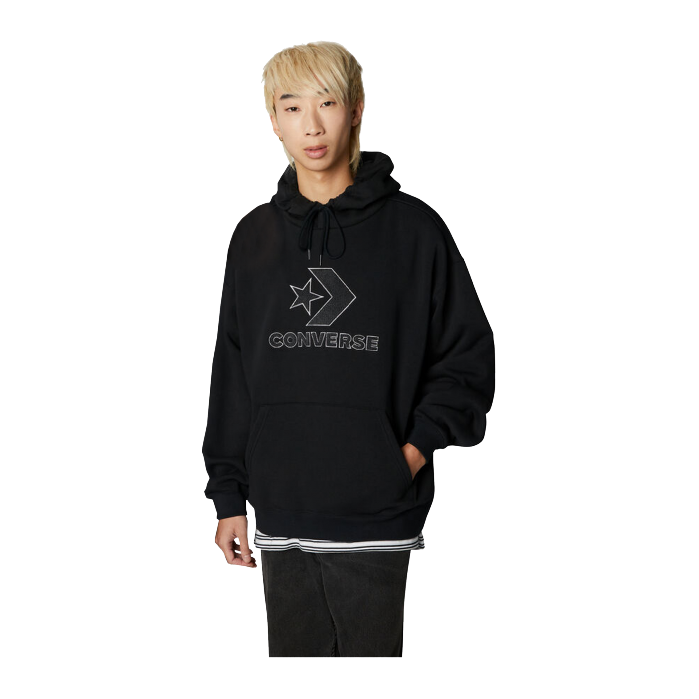 Converse Large Logo Star Chevron Hoody F001