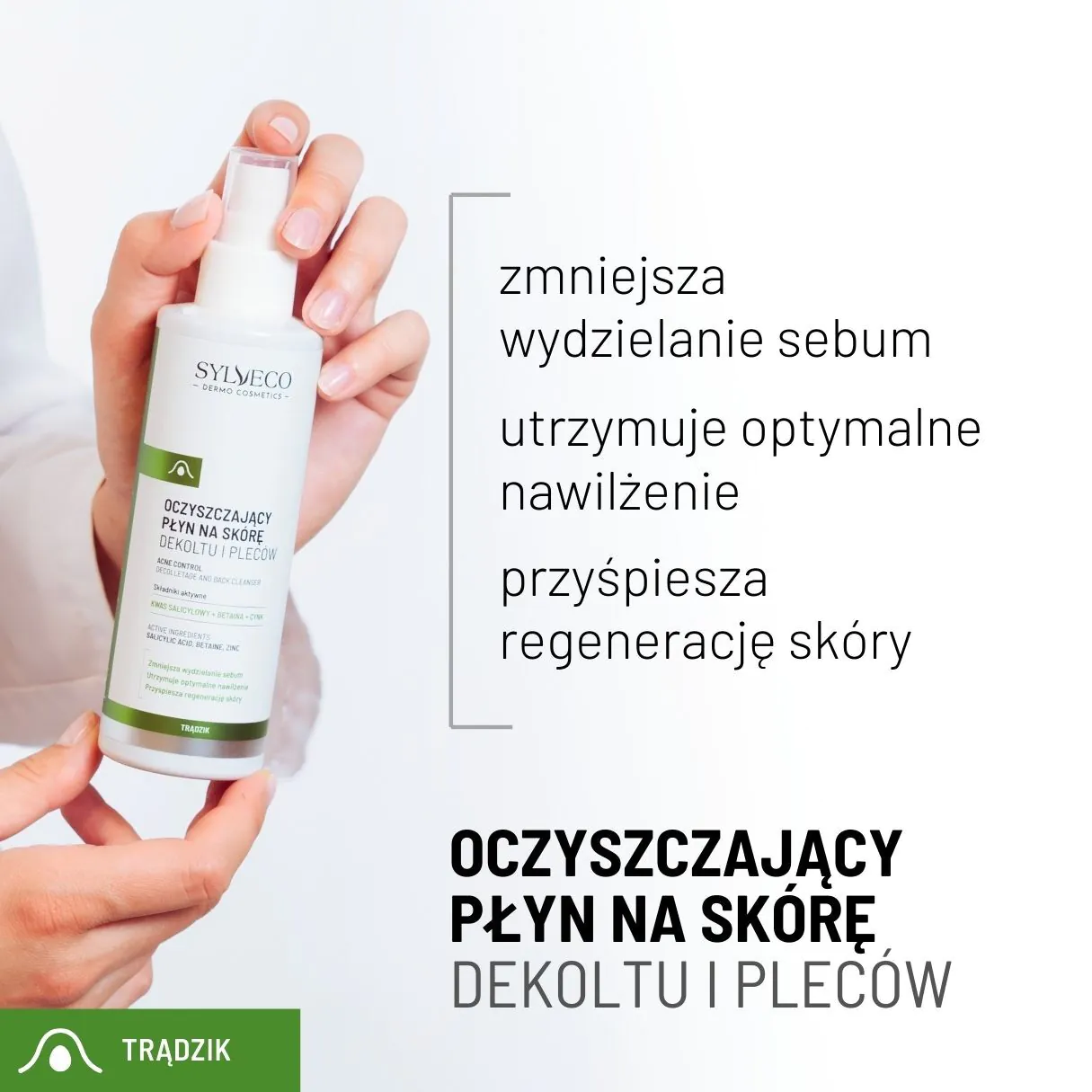 Sylveco Dermo Καθαριστικό Υγρό για το ντεκολτέ και την πλάτη