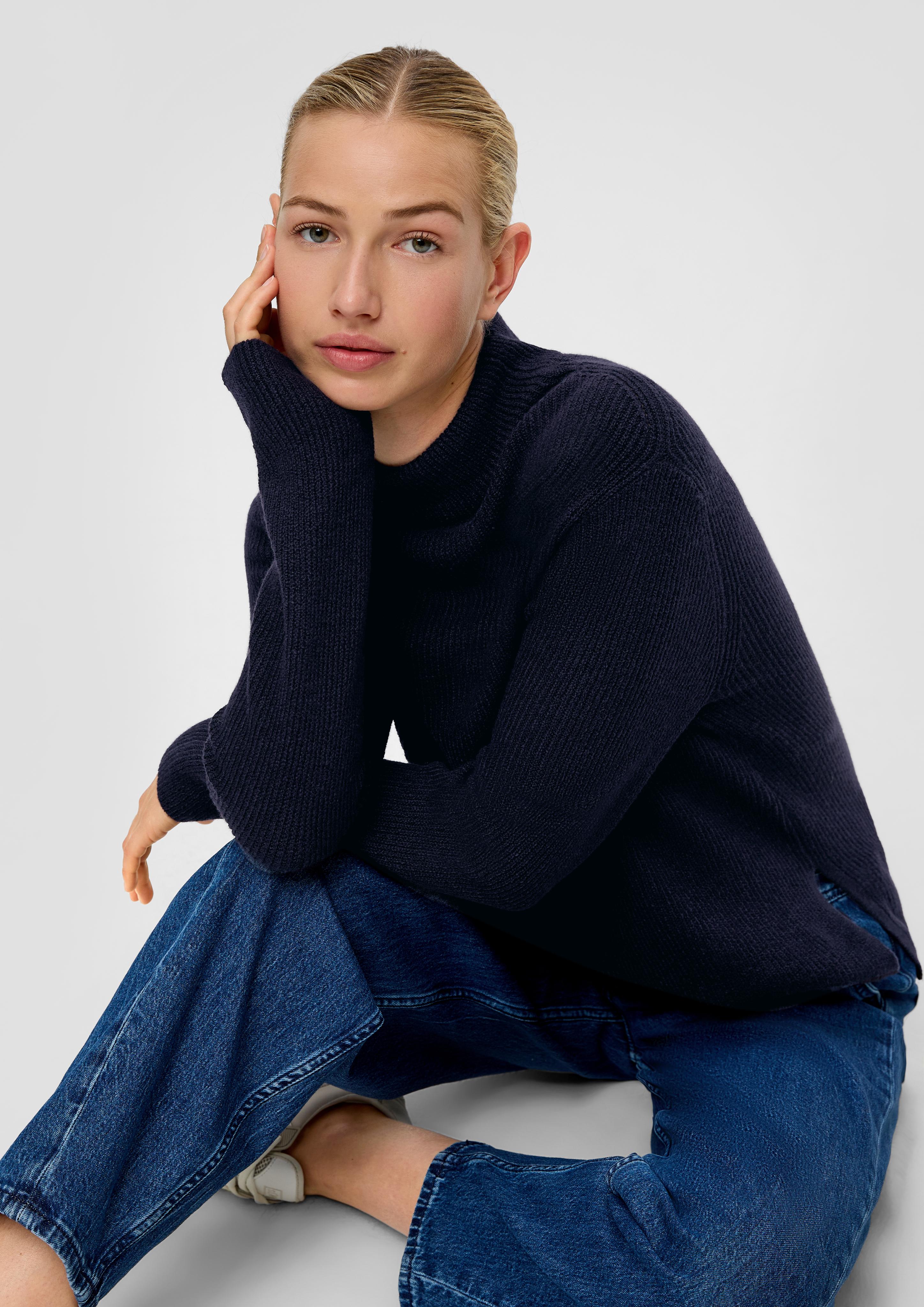 Strickpullover mit Stehkragen  2137202-5959