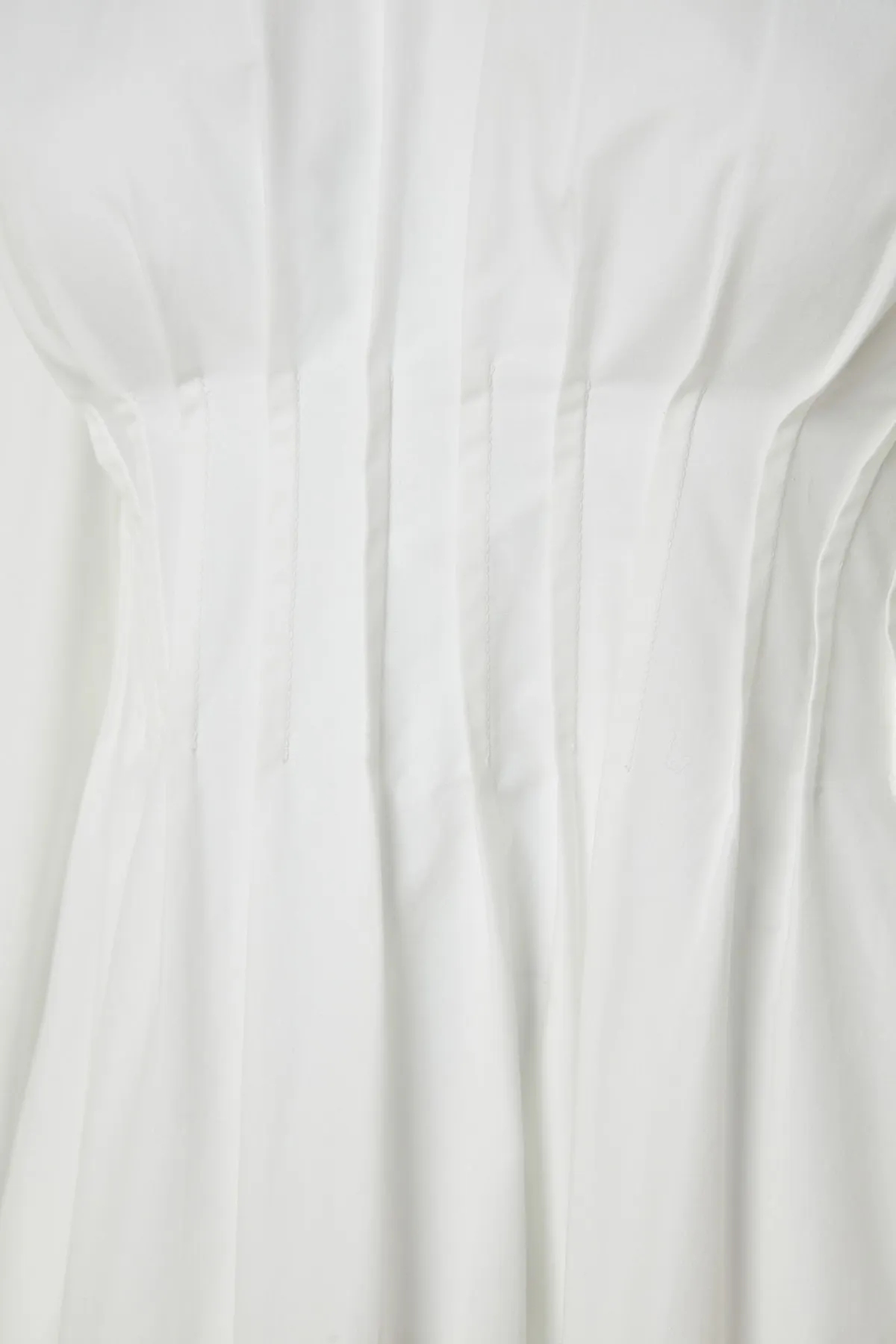 Trendyol Modest  Kevser Sarıoglu Puderfarbenes, geripptes Kleid mit Taschendetails aus 100 % Baumwollpopeline TCLSS23EB00005