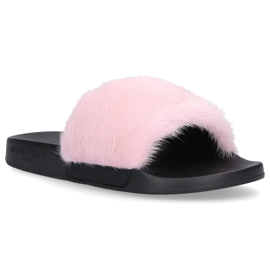 Givenchy - Pantoletten PARIS Kautschuk Nerz - pink
