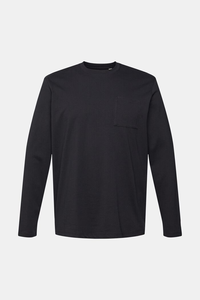 Langarm-Top aus Jersey, 100 % Baumwolle