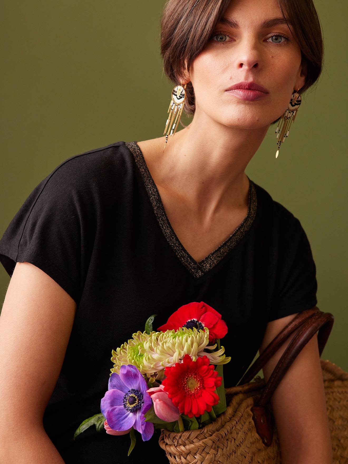 Envie de Fraise Umstands-Shirt ENVIE DE FRAISE - olivgrün