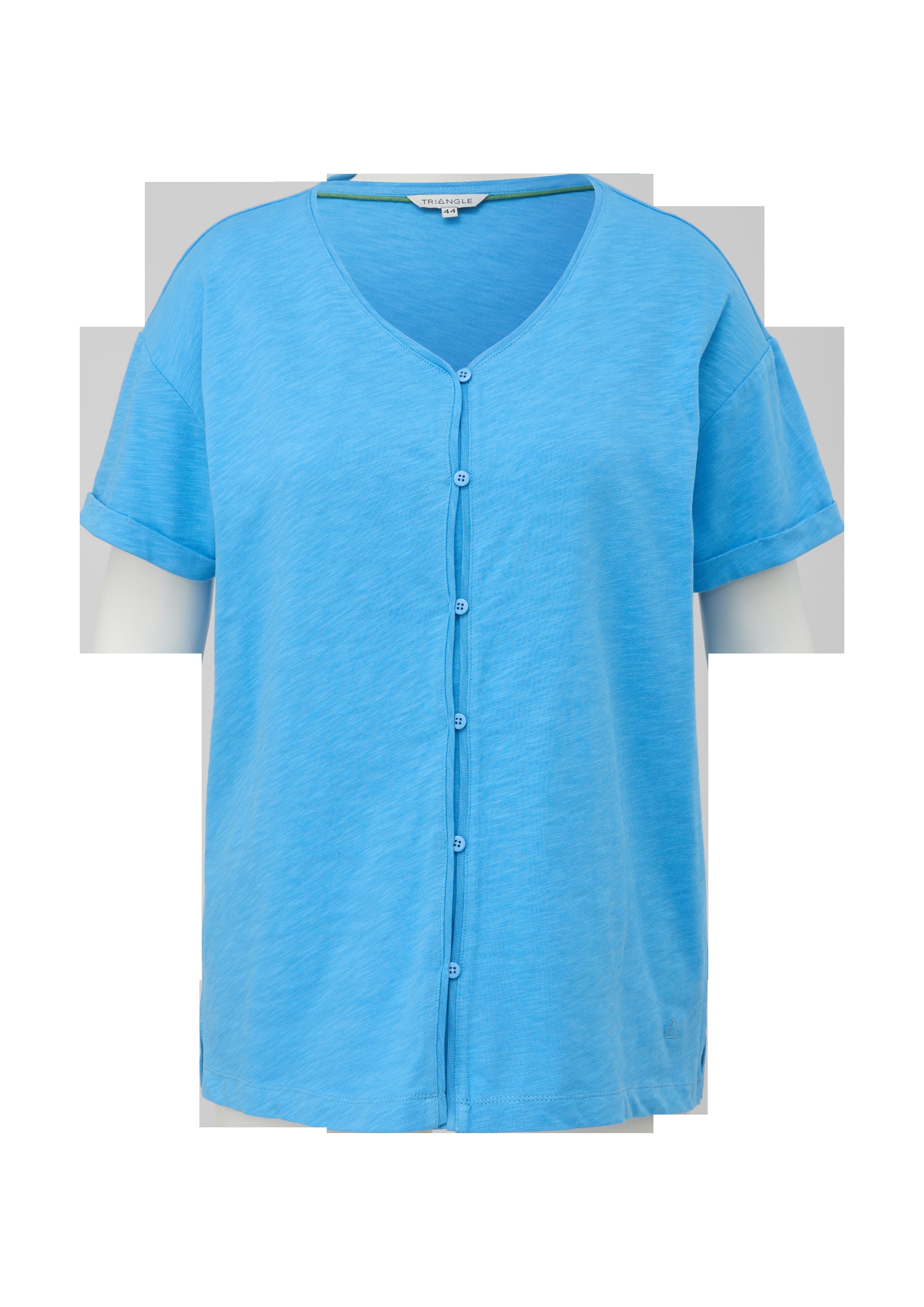 T-Shirt mit Knopfleiste  2129825-5501