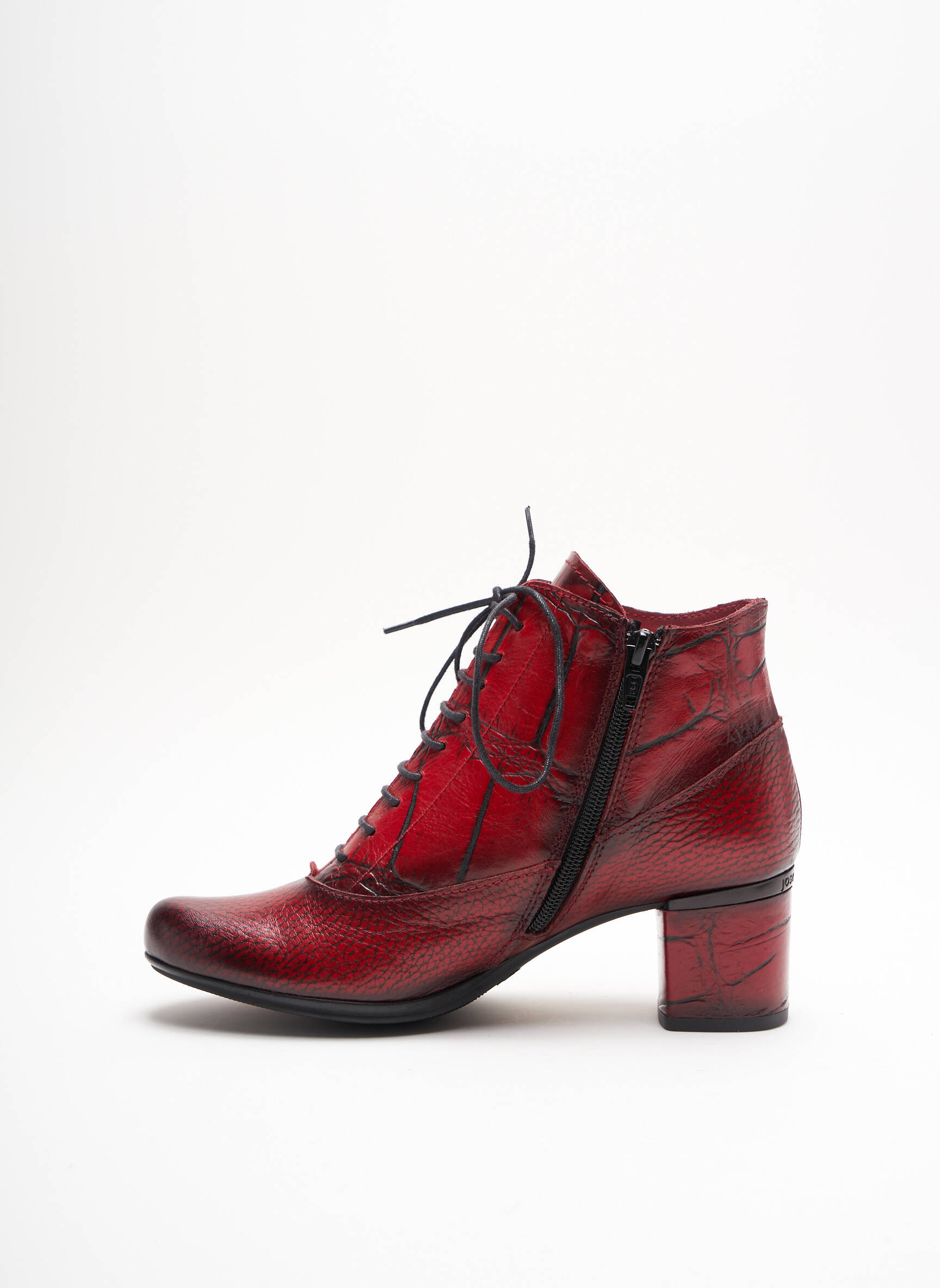 Jose Saenz Bottines Femme couleur rouge