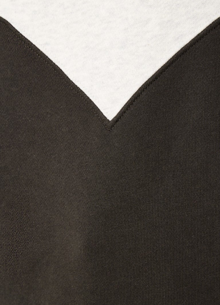 Maglione oversize Isabel Marant con stampa logo floccata