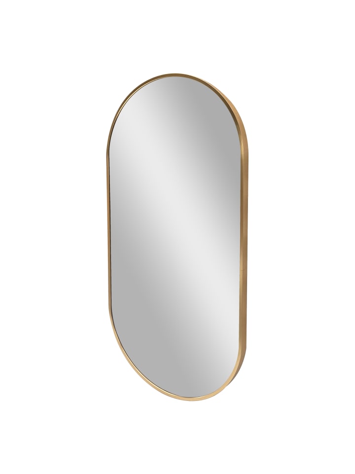 en.casa Wandspiegel Corato in Gold (H)80cm (B)40cm (T)2.8cm günstig kaufen onesize