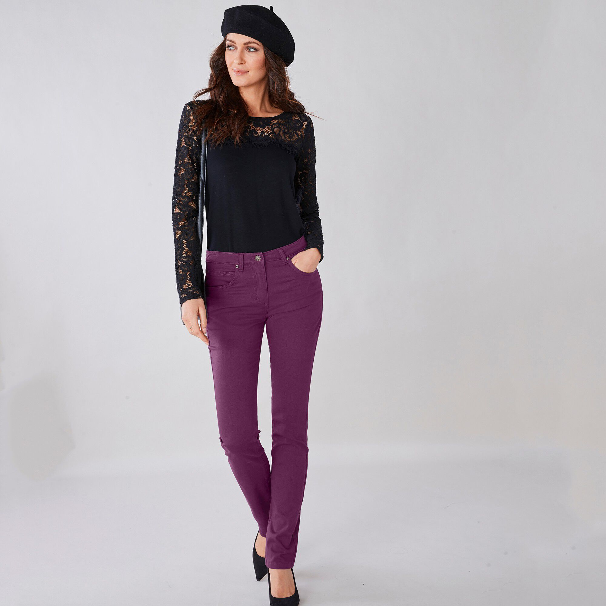Pantalon sculptant coupe 5 poches
