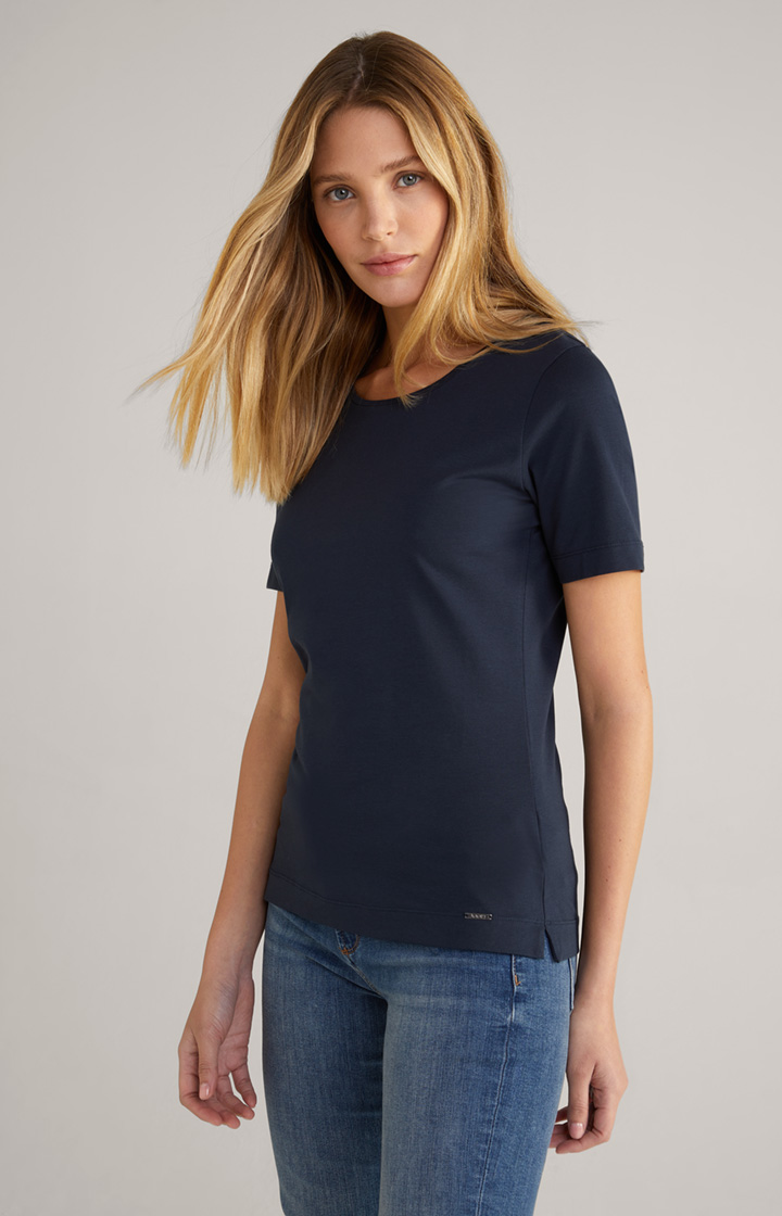 Basic T-Shirt Tess in Dunkelblau
