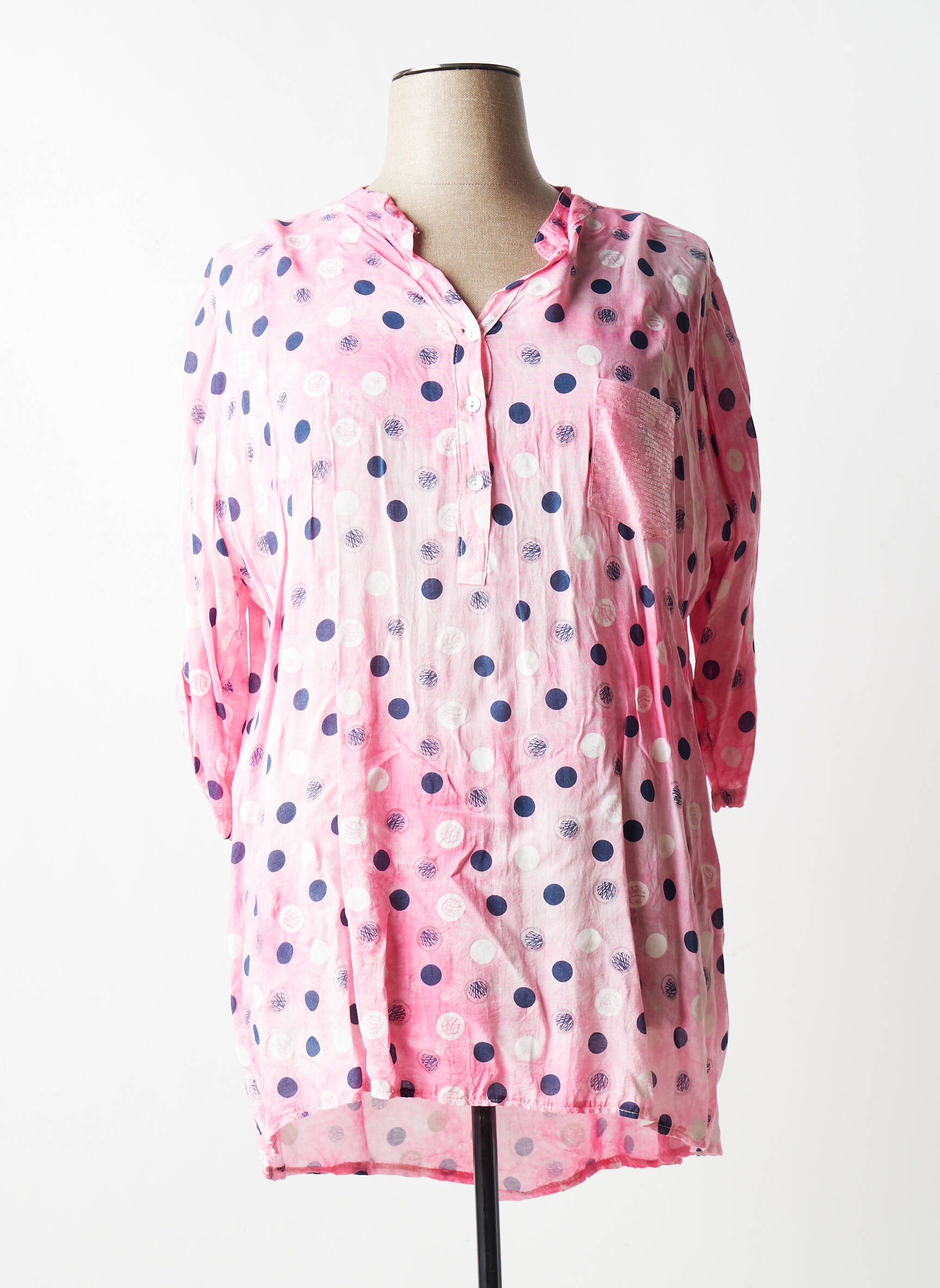 Quattro Tuniquemanchelongue Femme couleur rose