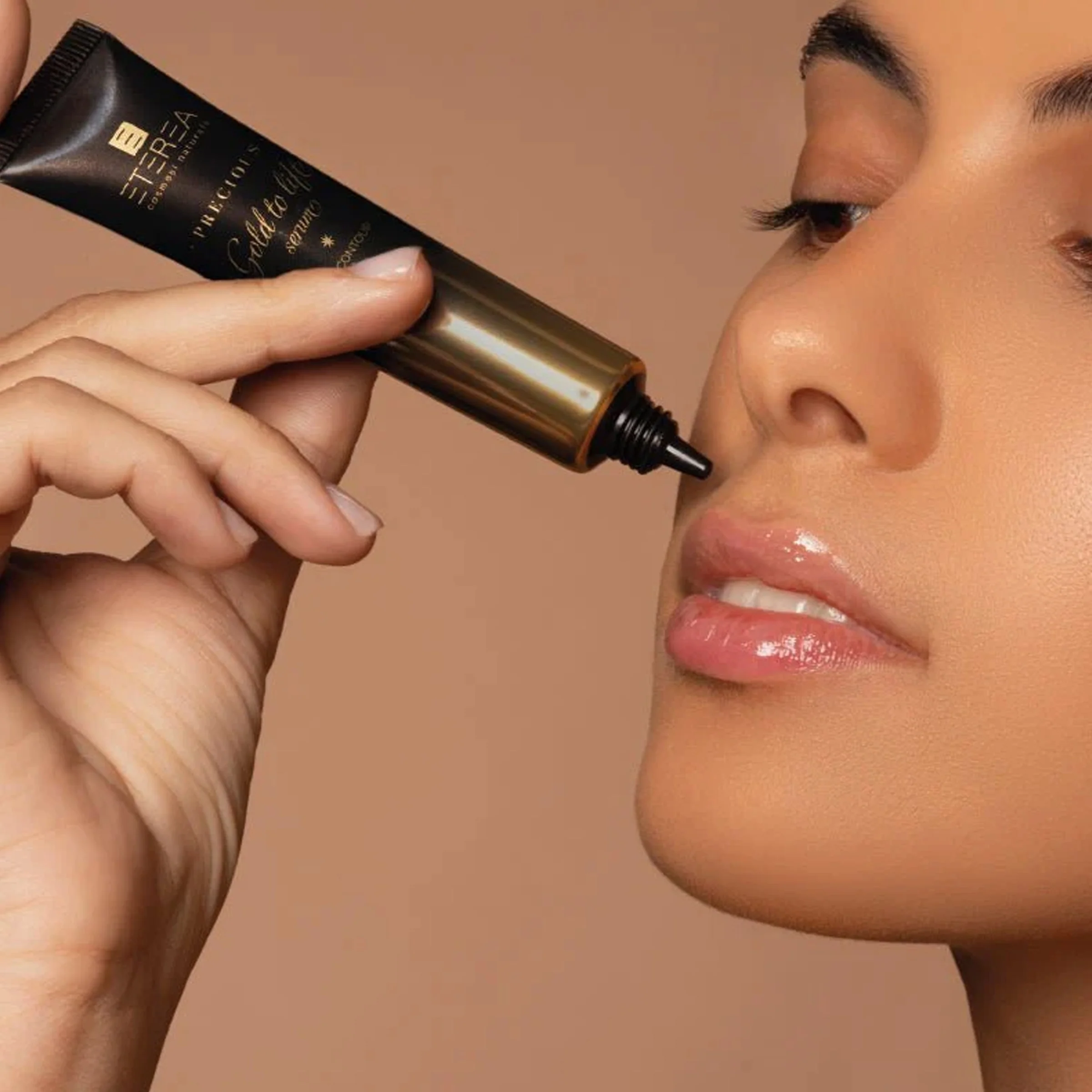 Sérum Precious Gold para reafirmar los labios - Contorno de labios antiarrugas