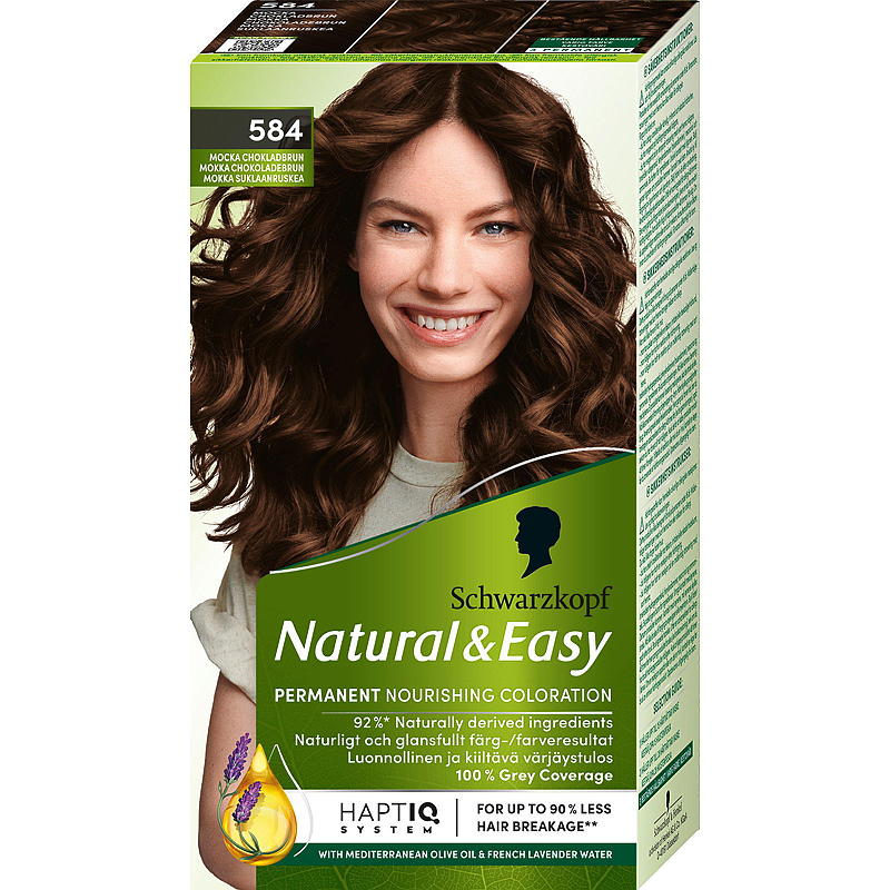 Natural&Easy Hårfarge Natural &Easy 584 Sjokoldebrun