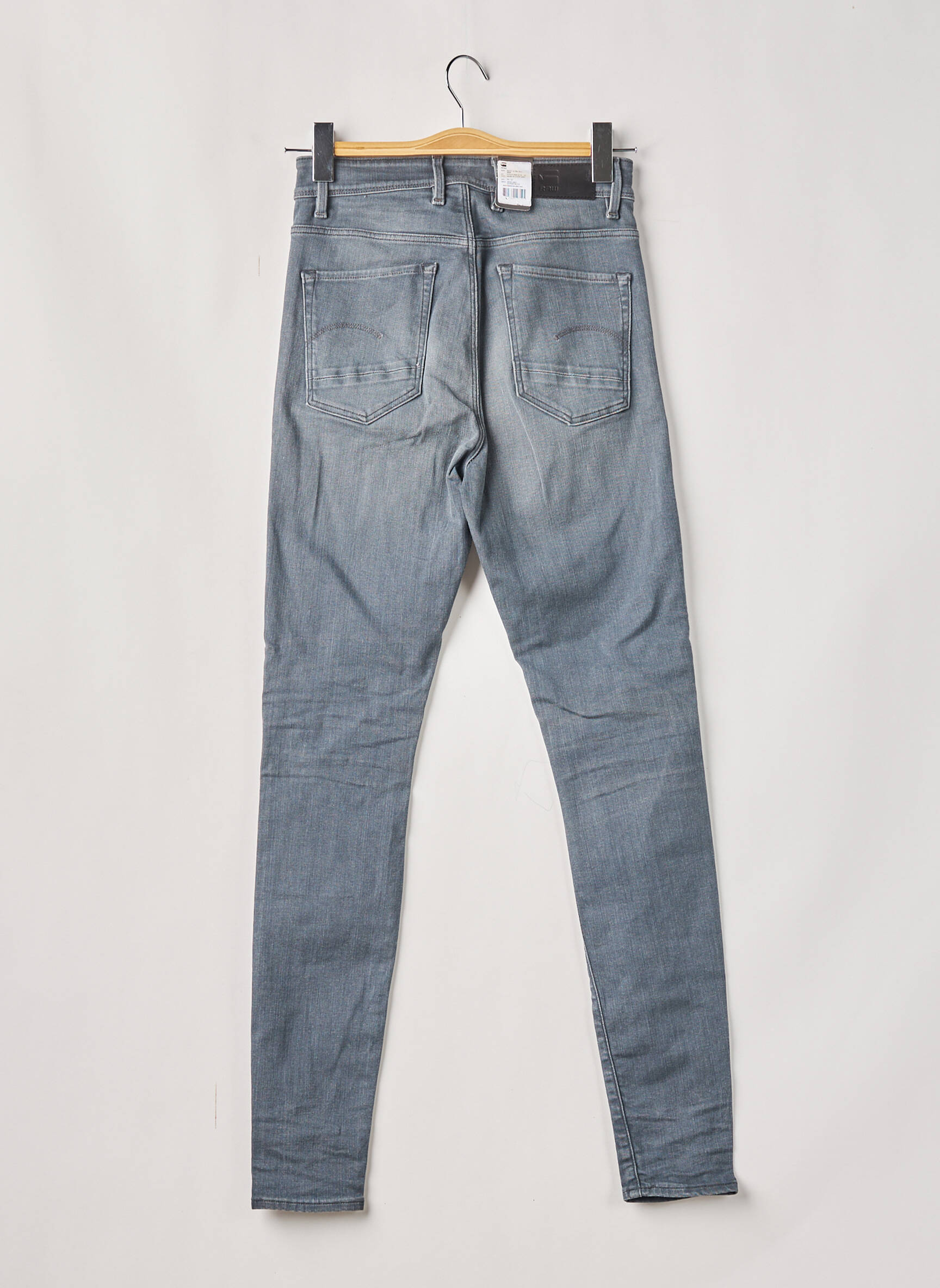 G Star Jeans Skinny Femme couleur gris