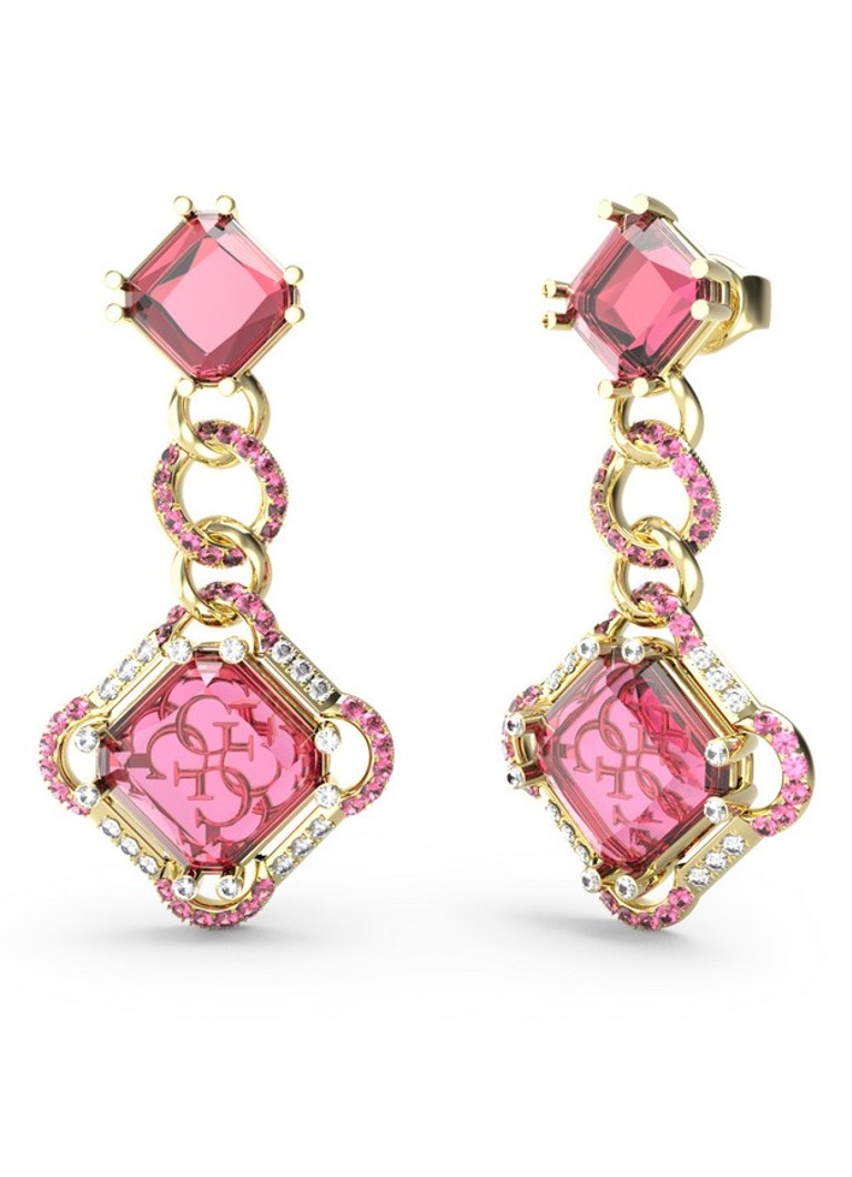 GUESS Stud earrings with crystal JUBE04475JWYGFCT-U