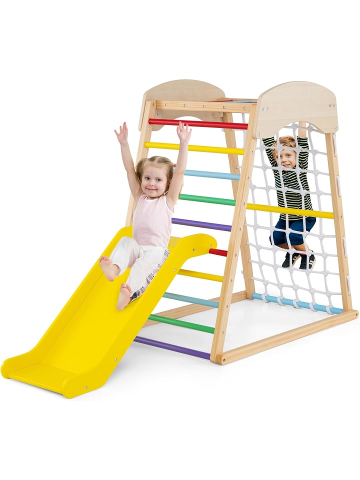 COSTWAY Klettergerüst Indoor in Bunt günstig kaufen 113 cm