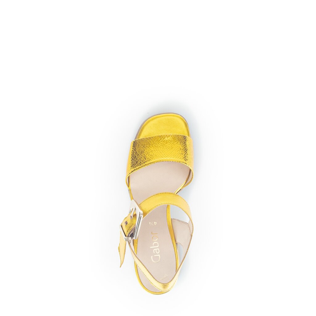 Gabor fashion Plateau Sandale gelb
