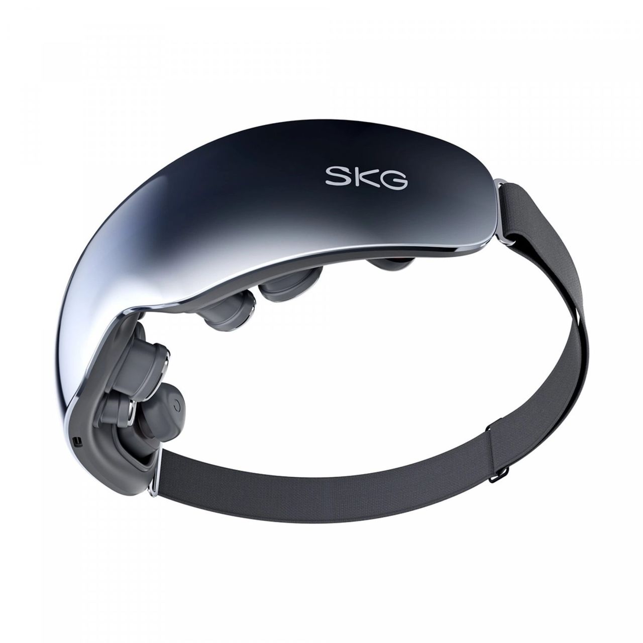 SKG E3-EN Augenmassagegerät mit Kompresse und Musik – Weiß 1100 mAh