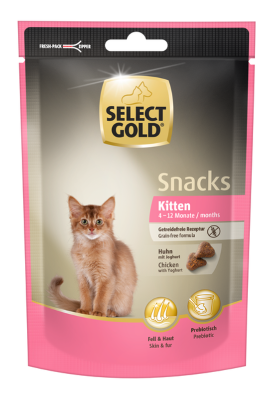 SELECT GOLD Snacks SELECT GOLD Snacks Kitten Huhn mit Joghurt 4x75g