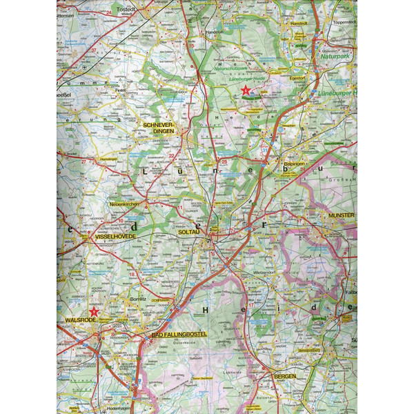 MARCO POLO Karte Deutschland Blatt 3 Niedersachsen, Bremen, Hamburg 1:200 000 - Straßenkarte