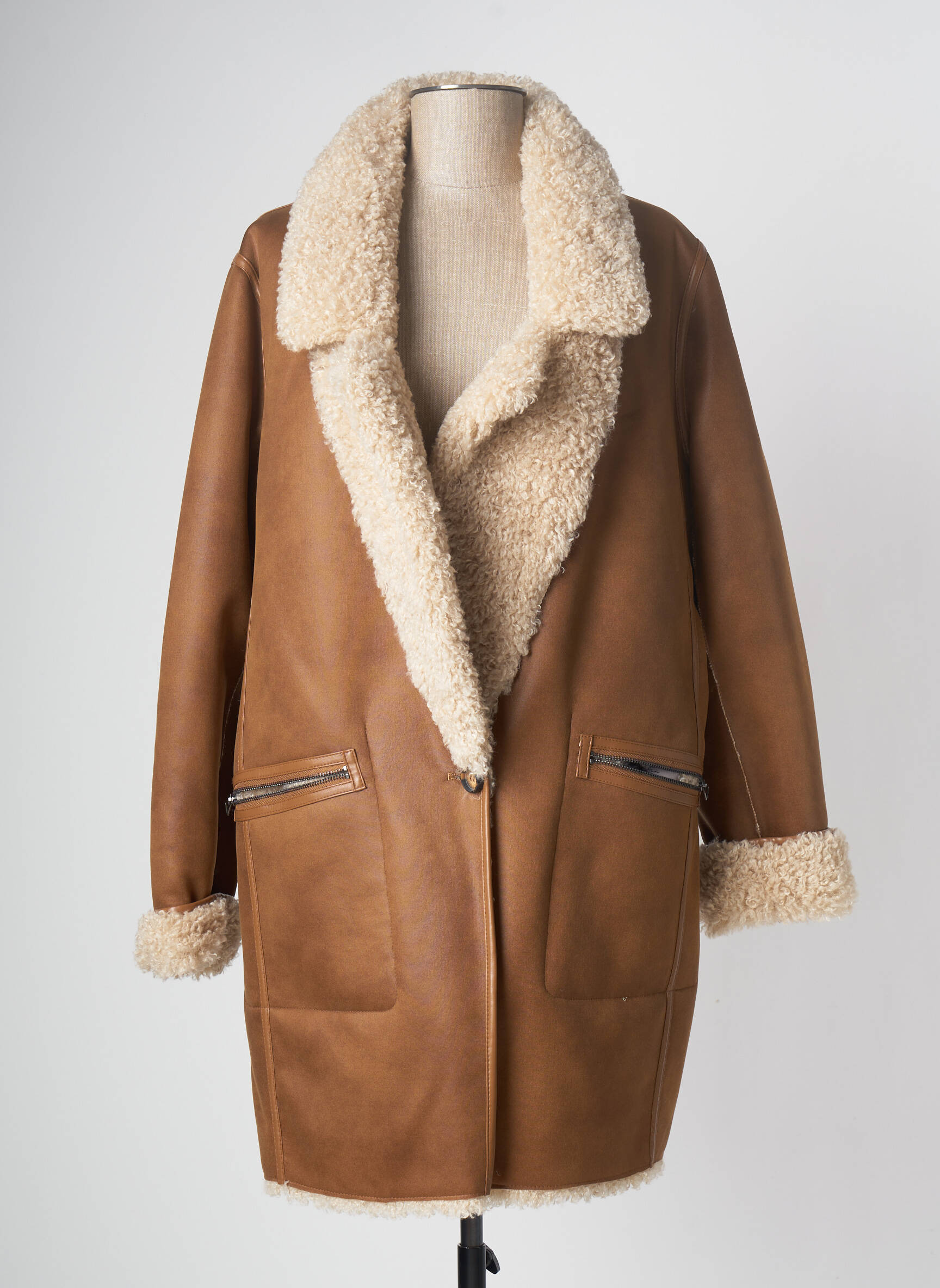 Urbancode Manteaux Courts Femme couleur marron