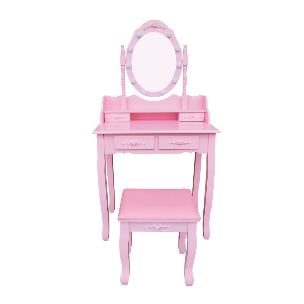Home Deluxe Schminktisch ROSY - Rosa