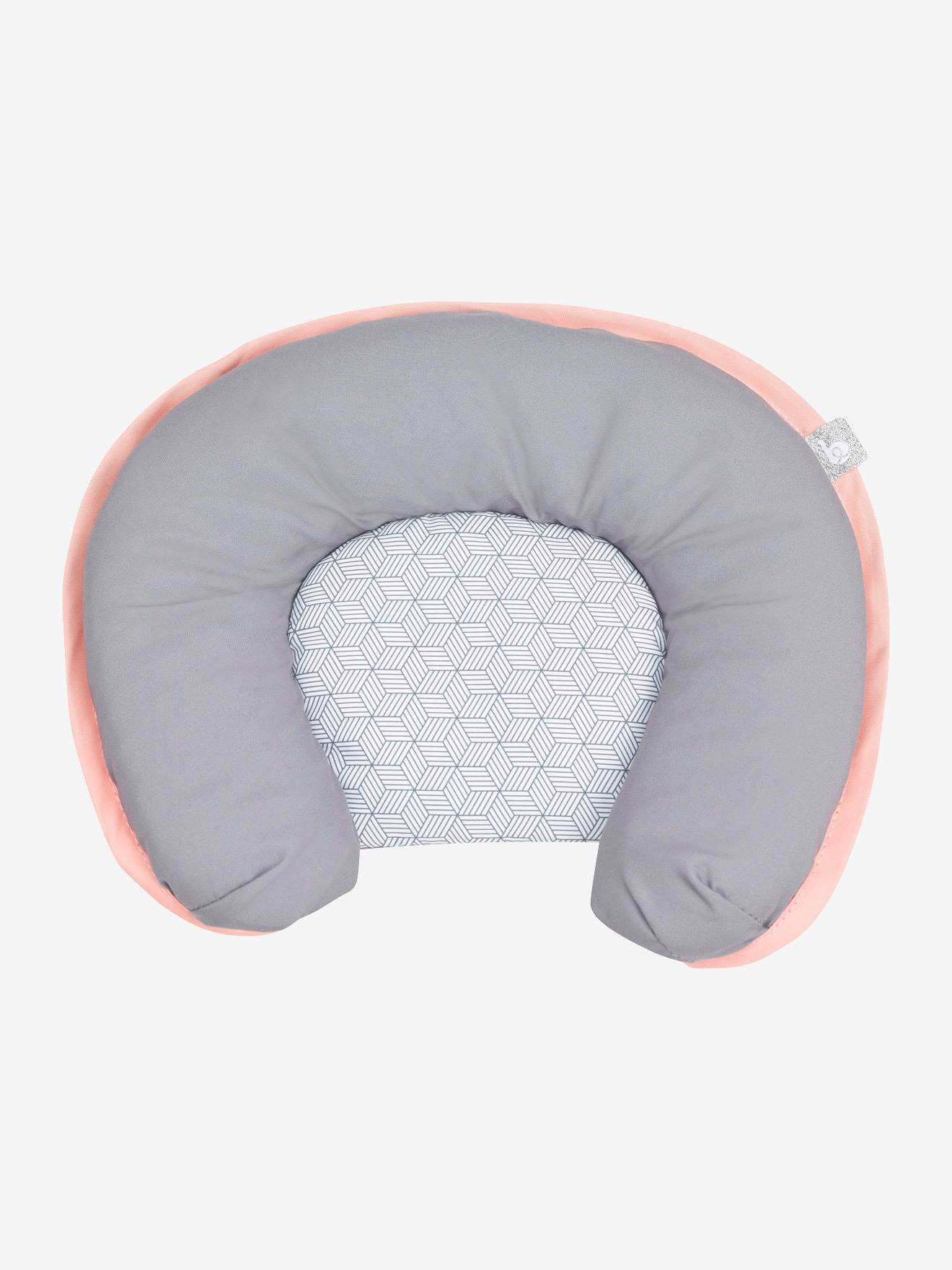 Transat BABYMOOV Graphik avec arche de jeux gris/pêche