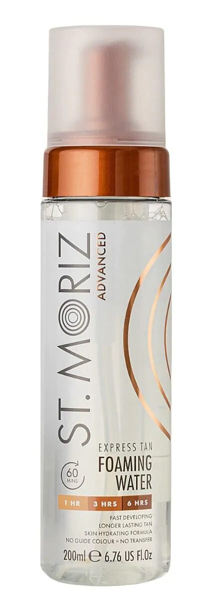 St. Moriz Advanced Express Tan pjenasta voda - prozirna pjena za samotamnjenje 200 ml