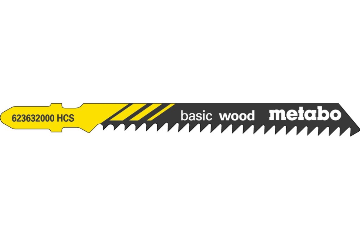 Metabo Zubehör 623606000 Stichsägeblätter (25 Stück) Typ 23632 74/3 mm