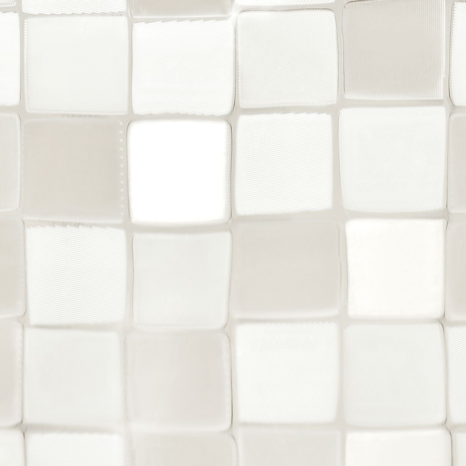 Fensterfolie 1PLUS Fensterfolie Sichtschutzfolie, große Quadrate, SELBSTKLEBEND, statisch haftend, Blickschutzfolie für Fenster, Tür, Glas-Trennwand für Küche Bad und Büro, shelfmade