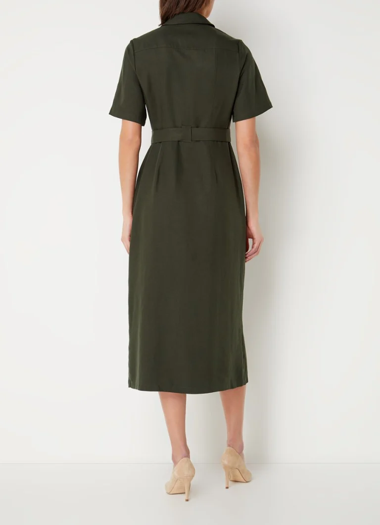 Vestido blusa midi de Phase Eight Willow Lyocell con cinturón