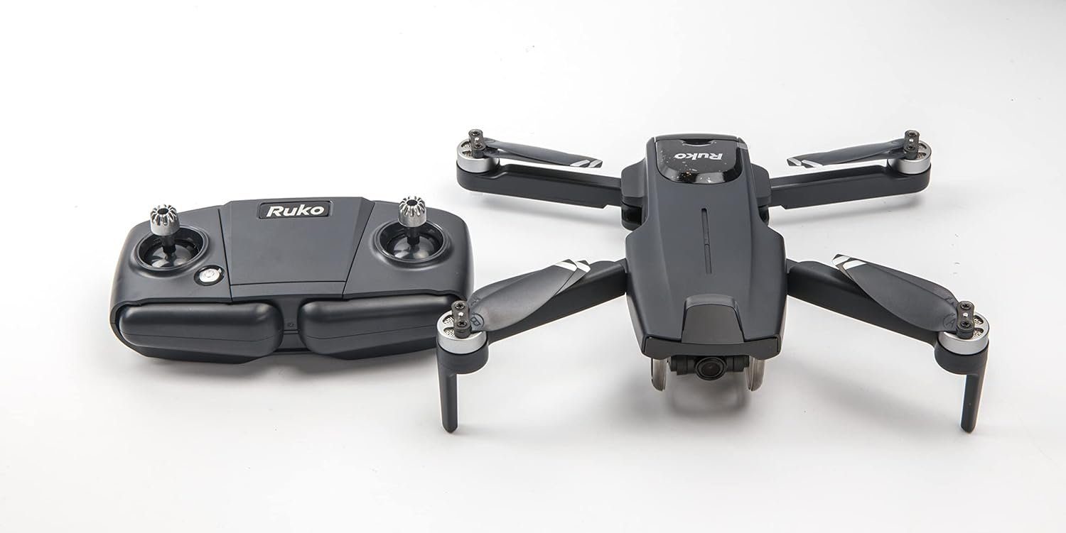 Ruko F11 Drohne (4096x3072P, MINI Drohne mit Kamera 4K 5GHz WiFi, 2.7K/25fps FPV Vedio, Leichte, 60 Min.Flugzeit,intelligentes GPS-Fliegen,anfängerfreundlich)