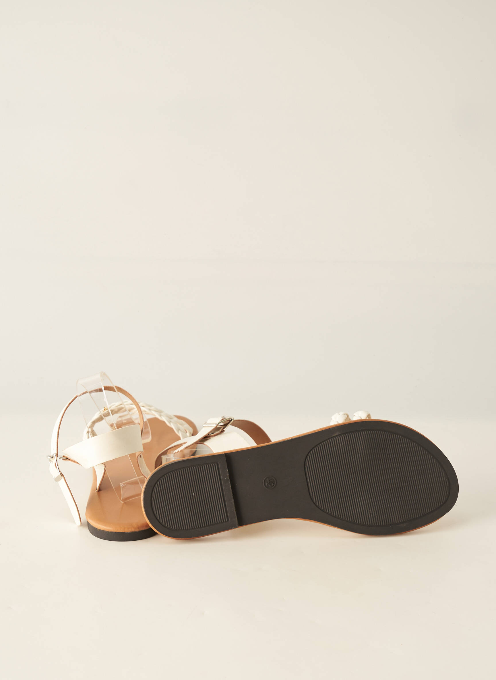 Sans Marque Sandales Nu Pieds Femme couleur beige