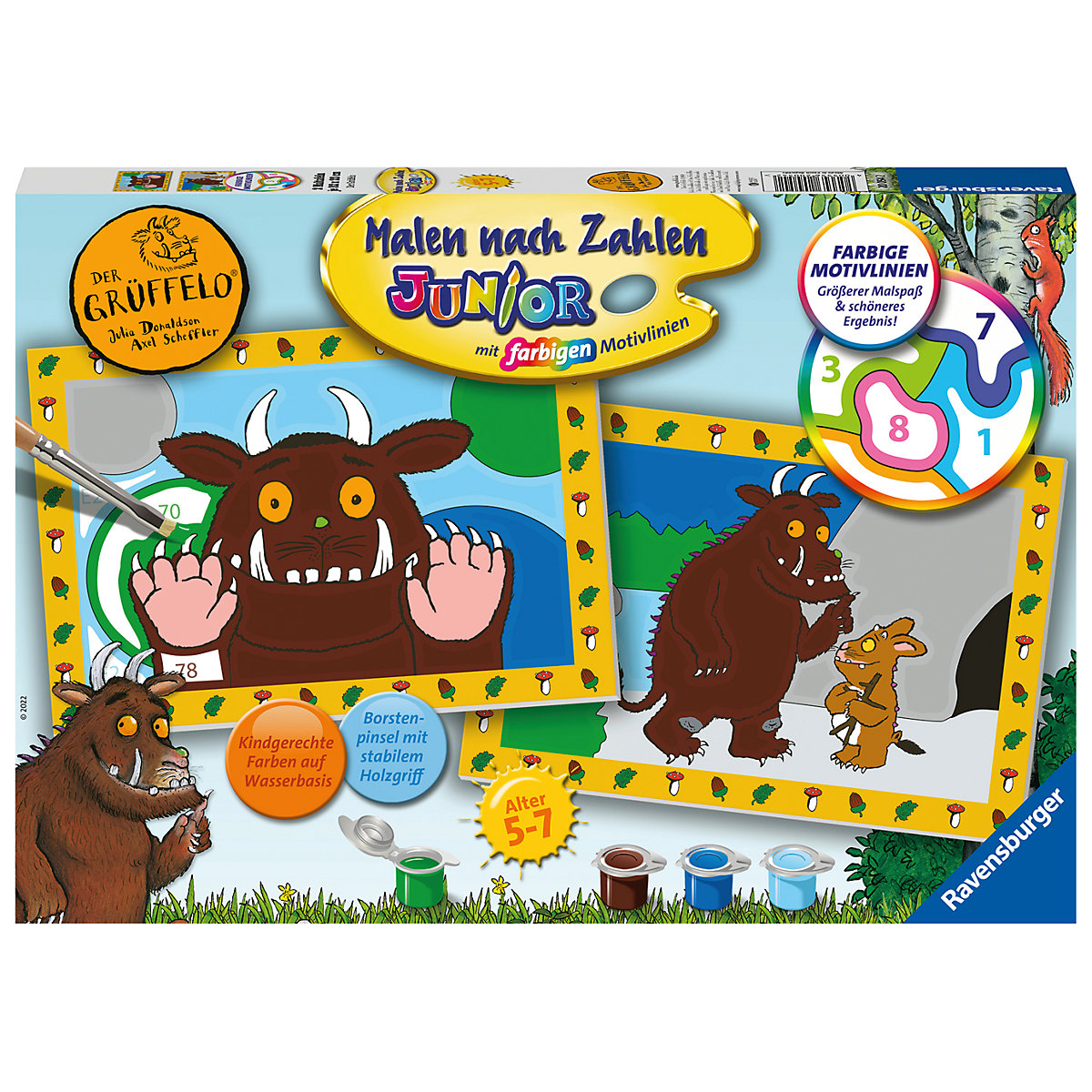 Malen nach Zahlen Der Grüffelo