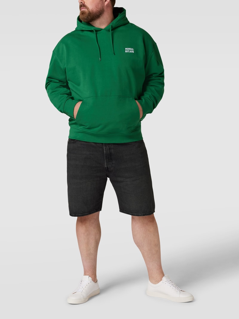 PLUS SIZE Jeansshorts Modell '501® HEMMED SHORT B&T MOO' in anthrazit